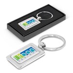 Rectangular Metal Key Ring