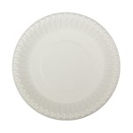 Capri Paper Plates Uncoated 150mm White Pack 50