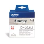 Brother DK22212 Continuous Label Roll 62mm X 1524m White