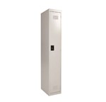 Rapid Go Locker 1 Tier 1830X305X455 Assembled Silver Grey