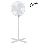 Nero Pedestal Fan White 40cm