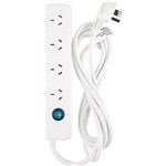 Jackson Powerboard 4 Outlet 300352 3M Cord White