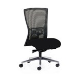 Domino 2 Task Chair 130Kg Capacity No Arms Black