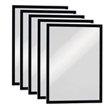 Durable Duraframe Sign Holder A3 Magnetic Black 5