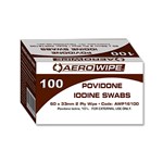 Aero Providone Iodine Swabs 2Ply 60X33mm