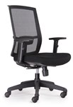 Kal Mesh High Back Task Chair With Adjustable Arms Synchron Mechanism