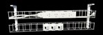 Rapid Cable Management Dual Basket 1250Mm 4Gpo  3 Data White