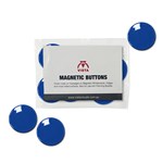 Visonchart Magnetic Buttons 30mm Diameter Blue Pk 8 VWMAG30BL