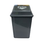 Cleanlink Rubbish Bin With Bullet Lid 60L Grey