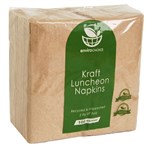 Napkin 2Ply Luncheon Brown Kraft Gt Fold Box 2000