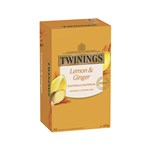Twinings Tea Bags Lemon And Ginger 60G Pack 40