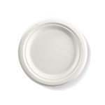 Biopak Biocane Plate 7Inch Round White Box Of 1000