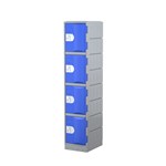 Locker 4 Door Heavy Duty 1800Hx385Wx500D Blue