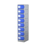 Locker 8 Door Heavy Duty 1800Hx385Wx500D Blue