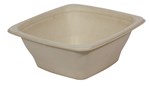 Envirochoice Natural Fibre Bowl Square 180X180X70mm 32Oz Brown Pk25