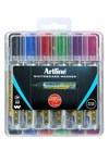 Artline Whiteboard 577 Markers Magnetic Hardcase Wallet 6 Asst