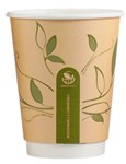 Biopak Double Wall Cup 340Ml 12oz Brown Pk40