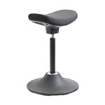 Stool Pergo Wave Gas Lift 3D Pivot Black Base Black Fabric 60999