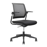Lanza Swivel Arm Chair Mesh Back Black Recline Back Seat Slide Castors