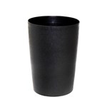 Compass Round Tidy Bin 8L Black 210mm Dia X 300mm H