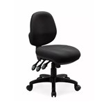 Delta Plus Comfort Duo Large Split Seat No Arms House Black
