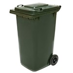 Wheelie Bin Plastic Flip Top Lid Green 120L