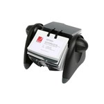 Marbig Business Card Rotary File 220X155X140mm Black 300 Capacity