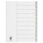 Marbig Dividers Pp A4 110 Tab Grey