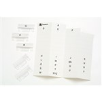 Crystalfile Inserts AZ Pack 52 White