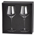 Gold Rim Wine Glass Set 400ml