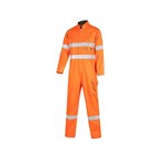 Workit Coveralls LS Flarex 190gsm PPE1 Vent FR Tape HiVis Orange 4701