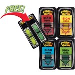 PostIt Flags 680Sh4Va Value Pack 48 Arrow Flags Sign Here 25X43 Ass Pk 4