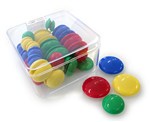 Visionchart Whiteboard Magnetic Buttons Assorted Pack 48