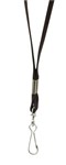 Rexel Id Flat Style Lanyard Swivel Clip Black Pack 10