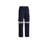Bisley Pants Cargo Navy Cotton Drill 190gsm Vent 3M Tape BPC6431T 77R