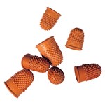 Rexel Superior Thimblettes Size 00 Orange Pack 10
