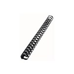 Binding Comb Plastic 16mm 21 Ring Coil Pack 100 Black