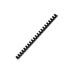 Binding Comb Plastic 19mm 21 Ring Coil Pack 100 Black