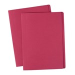 Avery Folders Manilla Foolscap Coloured Box100 Red