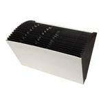 Marbig Expanding File Heavy Duty No Flap 25mm Grey And Black