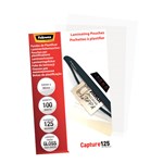 Fellowes Laminating Pouches Credit Card 54X86 125 Micron 100