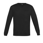 Biz Jumper Pullover PreShrunk Wool Blend Milano Black WP417M