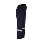 Bisley BPLM6009T Womens Cotton Drill Taped Maternity Pants 240gsm Navy 