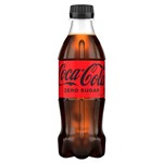 CocaCola Drink Coke No Sugar Bottle 390ml Box 24