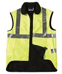 Seal Flex Vest Rain Hi Vis PU Fleece Taped Lime