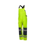 Coveralls Seal Flex HiVis PU Bib  Brace Taped Lime