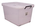Italplast Storage Box 90L With Lid And Rollers I425