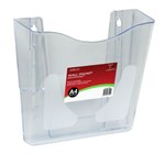 Deflecto Brochure Holder 63001 Wall Pocket Docupocket Clear  A4 Portrait