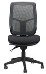 Merida High Mesh Back Operator Chair Black Fabric