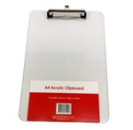 GNS Basic Acrylic Clipboard A4 Clear